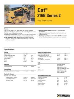 caterpillar 216b specs